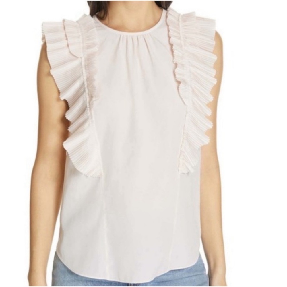Joie Blush Cruzita Top Blouse